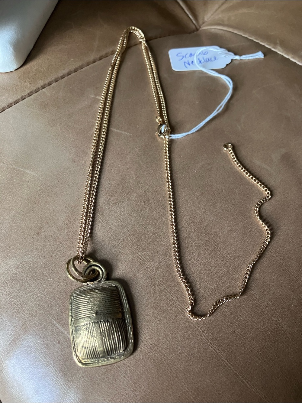 Noonday Collection Scarab Necklace